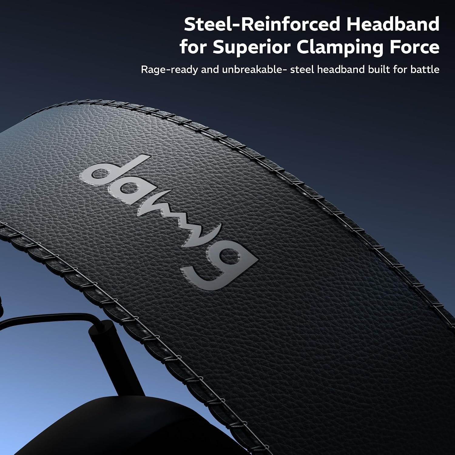 daWg HeadBug G60 RED Lightweight Wireless Gaming Headphones, 20ms Ultra Low Latency (2.4GHz), Bluetooth v5.4, 40mm Neodymium Drivers, Crystal Clear Mic, Soft Leatherlite Headband, for PS5, PS4, PC, Mobile