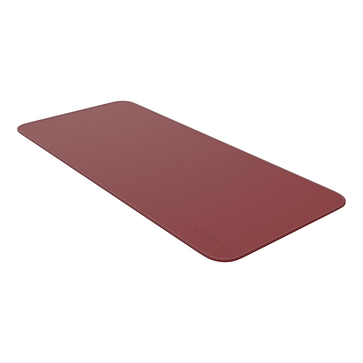 daWg KeyMat L1, Premium Vegan Leather Desk Mat, Anti-Slip, Anti-Skid, Dual-Sided Mat, Water Resistant, Strong Stitching, Perfect for Gaming/Office/Work from Home, Easy to Carry (630 x 280mm) (Black)