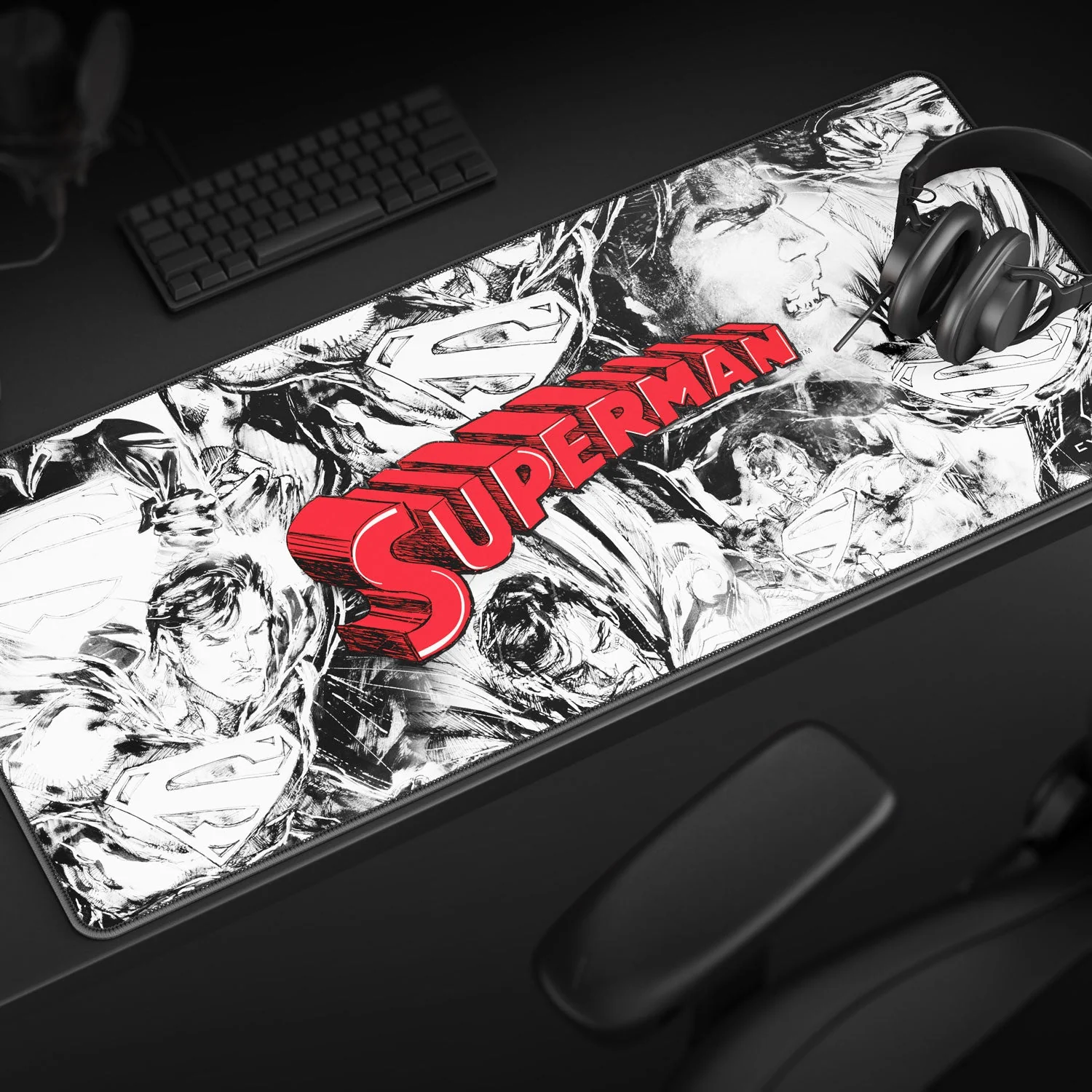 Cybeart Superman Jim Lee Edition Gaming Mouse Pad (XXL)