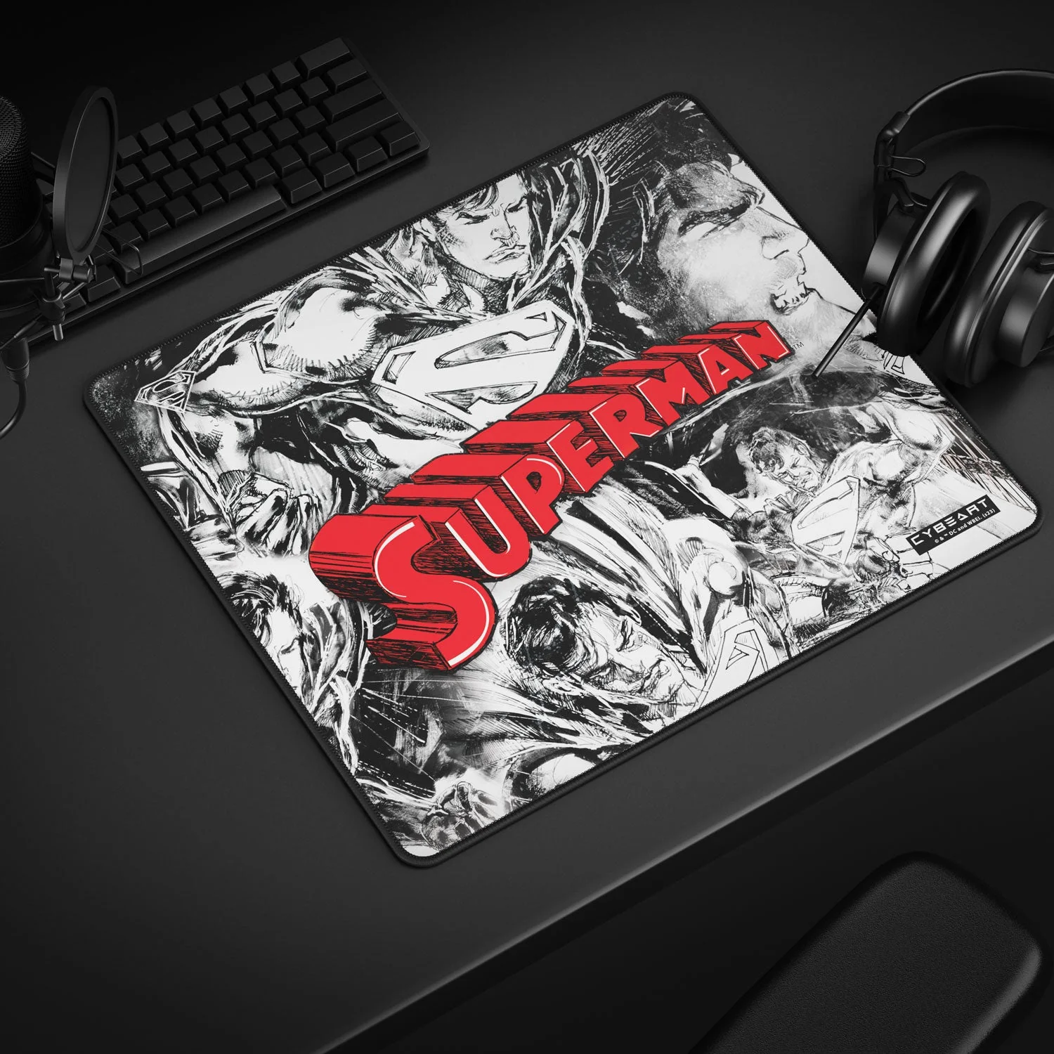 Cybeart Superman Jim Lee Edition Gaming Mouse Pad (L)