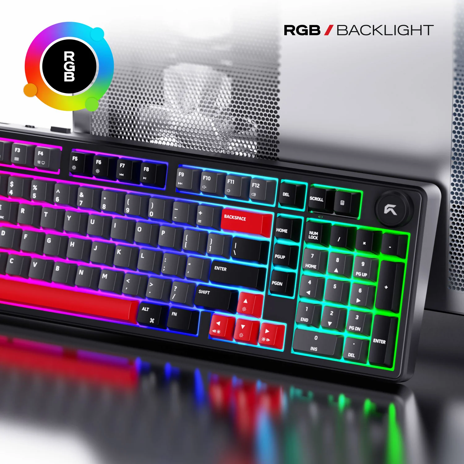 Cybeart Akula 99 | Compact Full-Size Tri-Mode Gaming Keyboard