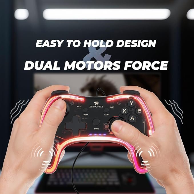 Zebronics MAX FURY Transparent RGB LED